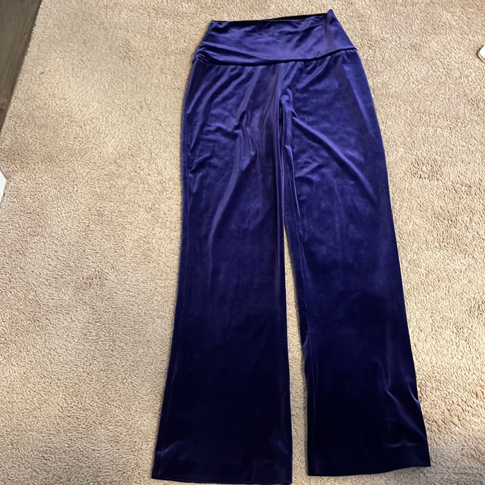 Revolve women’s purple velvet pants size M